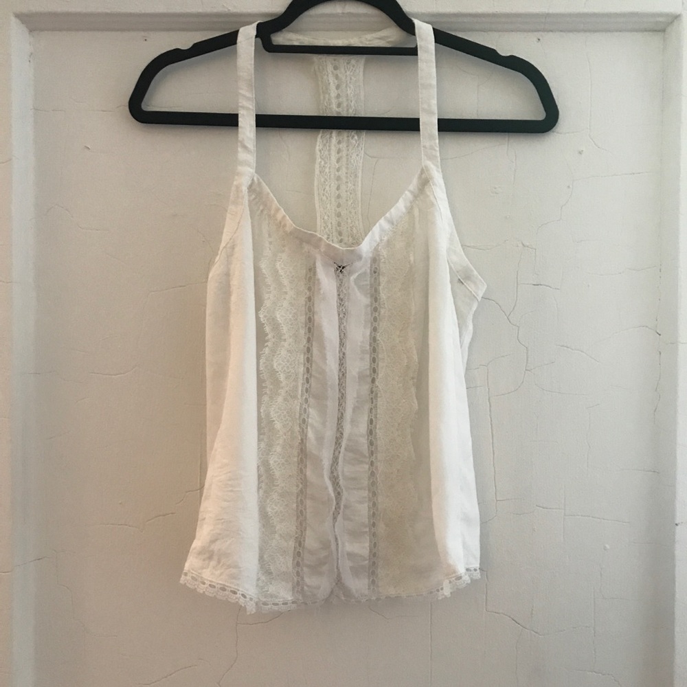 Nanette Lepore Lace Trim Tank